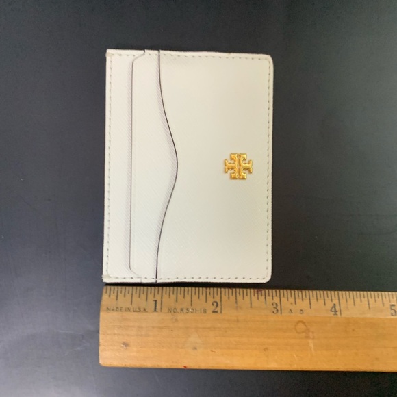 Tory Burch EMERSON SLIM CARD CASE IVORY - Picture 6 of 8